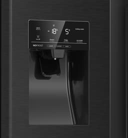 ETNA AKV578IZWA - Amerikaanse koelkast - Water- en ijsdispenser met reservoir - No Frost - Zwart — thumbnail 7