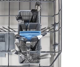 Inventum IVW4508A smalle inbouw vaatwasser - 10 couverts - Volledig integreerbaar - 45 cm breed - Bestekmand - 6 programma’s - Max nishoogte 87 cm - Startuitstel - Energielabel D — thumbnail 16