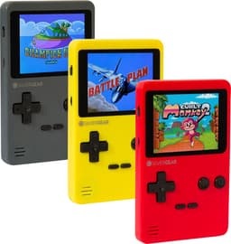 Silvergear Retro Game Console met 240 Arcade Games - Geen Internet Nodig - Spelcomputer voor Kinderen - Gaming Computer - Game Console Handheld - Vakantie Speelgoed - Reizen - Cadeau voor Jongens en Meisjes - 6, 7, 8, 9, 10, 11, 12+ Jaar - Geel — thumbnail 9