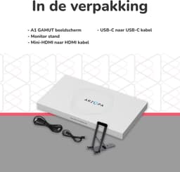 Arzopa A1 GAMUT – Draagbare Monitor – 60Hz – Portable Display – Speakers – Monitor - Beeldscherm – 15.6 Inch – IPS - Full HD — thumbnail 7