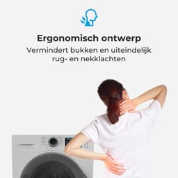 WassiStand Wasmachine Verhoger met Anti-Slip & Grip – Wasmachine Kast en Ombouw – Verhoging voor Wasmachine, Vaatwasser, Koelkast, Vriezer en Droger – Witgoed Verhoger - Inclusief 4 Dempers – Roestvrij – Maximaal 750 kg – 61x61x34cm - Zwart — thumbnail 6