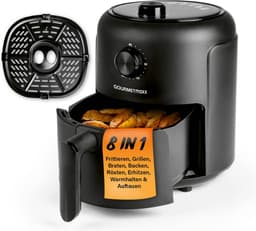 GOURMETmaxx Heteluchtfriteuse met 2,3 liter & 1000 watt - incl. timer & 8 functies — thumbnail 2