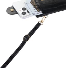 Stravo Kleine Crossbody Mobiele Telefoon Portemonnee voor Vrouwen - Stone 2# - Wit - Lichtgewicht Schoudertas met Creditcardvakken, Meisjes Steen Getextureerde Echte Leren Telefoontas voor iPhone/Samsung/Huawei/Google/etc Telefoon binnen 7 Inch — thumbnail 10
