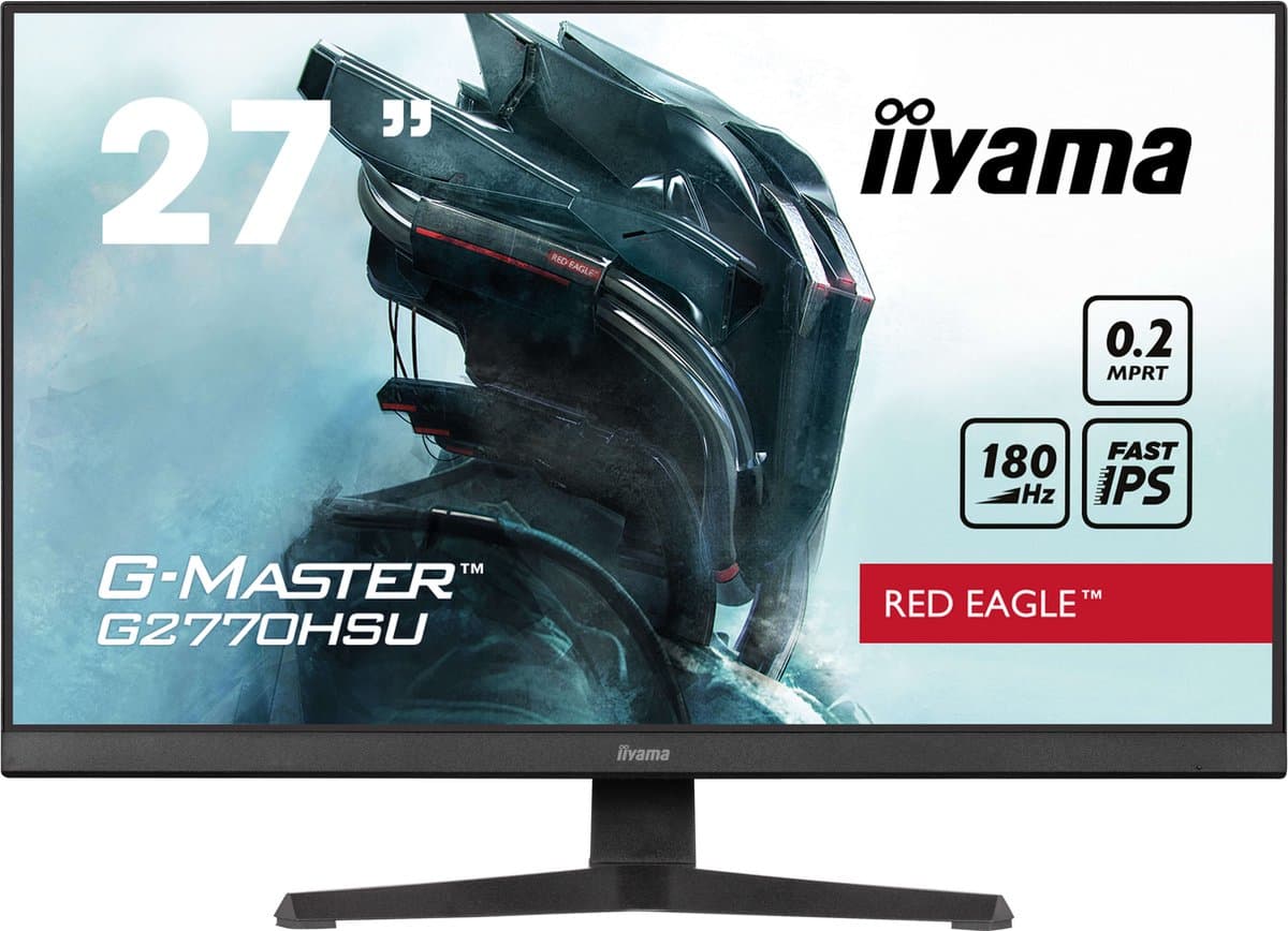 iiyama G-Master G2770QSU-B6 Red Eagle - 27 inch - Full HD - IPS - 180 Hz — afbeelding 1