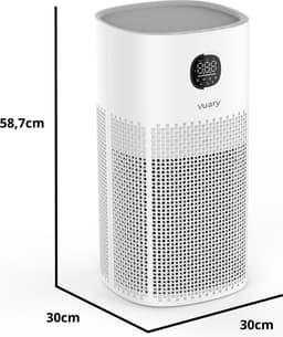Vuary A6 Slimme Luchtreiniger - Luchtreinigers - Air purifier - Luchtreiniger met HEPA filter - Smart WiFi Bediening via App - Lage Geluidsproductie — thumbnail 4