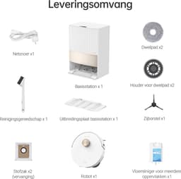 Dreame L20 Ultra - Robotstofzuiger met Dweilfunctie - Dubbele reiniging - Navigatie in het donker - AI object herkenning - Geschikt voor huisdierharen — thumbnail 3