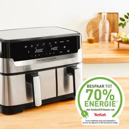 Tefal Dual Easy Fry & Grill EY905D - Heteluchtfriteuse XXL - RVS - 2700W - 8,3L — thumbnail 5