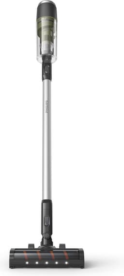 Philips Steelstofzuiger Draadloos XC3033/01 - Zuigmond met LED verlichting - Zonder Zak - Met Kruimeldief - Batterijduur tot 60 min - Lichtgewicht - Zwart — thumbnail 2
