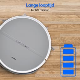 MEDION robotstofzuiger met dweilfunctie en systematische navigatie E35 SW (2000Pa zuigkracht, gyro-navigatie in systematische S-lijnen, 2 zijborstels en wandsensor) — thumbnail 6