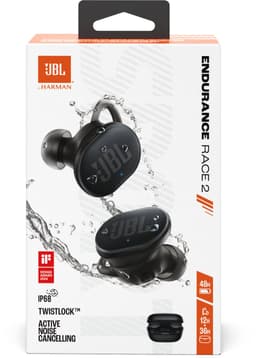 JBL Endurance Race 2 - Sport Oordopjes - Draadloos Bluetooth - Noise Cancelling - In-ear True Wireless - 48 uur - IP67 - Zwart — thumbnail 8