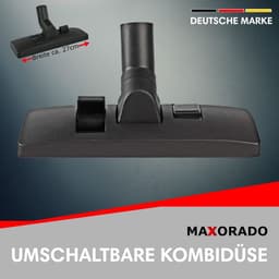 Maxorado 32mm Set 3-delig voor uw stofzuiger - Buis + combi mondstuk + stofborstel - geschikt voor Kärcher, Electrolux, Nilfisk, Numatic, Fam, AEG, Privileg, Progress — thumbnail 5
