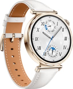 HUAWEI WATCH GT5 41mm Wit Leer Horlogeband - Verbeterd 24/7 gezondheidsbeheer - Tot 2 weken batterijduur - Compatibel met iOS & Android — thumbnail 2