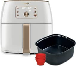 Philips Premium Series Airfryer XXL - HD9870/20 - Smart Sensing - 7.3L - Tot 6 Personen - Wit — thumbnail 1