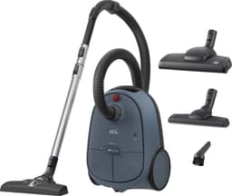 AEG AB61A4DB Animal 6000 - Stofzuiger met zak - Parketborstel - Dierenhaar - Turboborstel - Hepa filtratie - Vacuum cleaner - Alle vloertypen - 650 watt - Lang snoer 12m bereik - Blauw - Compact design - 3 extra accessoires — thumbnail 1