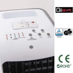 Luchtreiniger Koeler - Oscillatiefunctie - 80W - Snelheid X3 - 3L Tank - Afstandsbediening - 30X27X60 cm — thumbnail 1