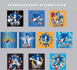 Accutime Sonic kinder smartwatch met selfiecamera en games - blauw. — thumbnail 6