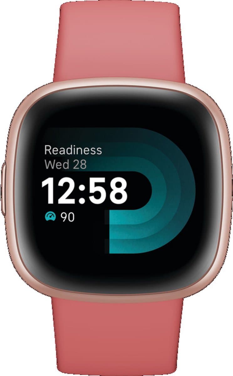 Fitbit Versa 4 - Smartwatch dames en heren - Roze — afbeelding 1