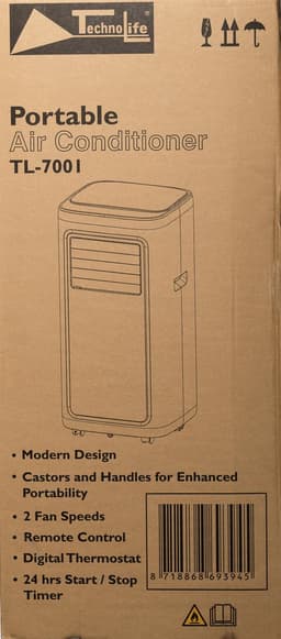 Technolife Mobiele Airco-Airconditioning TL-7001  7000 btu — thumbnail 9