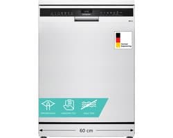 Siemens SN23EW28AE - iQ300 - Vrijstaande vaatwasser - 60 cm - Wit - Energielabel A - Home Connect - varioSpeed Plus je vaat tot wel drie keer zo snel schoon
