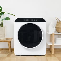 Re-purelife® wasdroger compact met 6 programma's - droogtrommel van ABS met UV- en hoge temperatuursterilisatie - wanddroger met timer en kinderslot - modern wit 49,5 × 42 × 59,5 cm — thumbnail 11