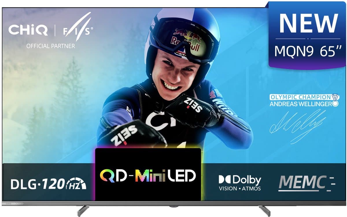CHiQ M65QN9G - Smart TV 65 Inch - 4K Mini LED - QLED Smart TV - Google TV 5.0 - Dolby Vision — afbeelding 1