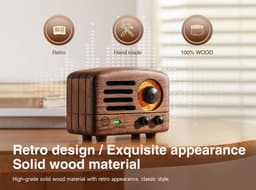 MUZEN Utopia - FM Radio - Bluetooth Luidspreker - Walnutwood — thumbnail 6