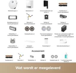 Dreame Robotstofzuiger X60 Pro Ultra Complete Wit | 42.000 Pa | Uitschuifbare arm tot 18 cm | Zelfreinigende dweil | Automatisch legen & bijvullen | Hoeken & muurranden | Huisdieren | AI navigatie | Obstakelherkenning | Allergie | Anti-klit | — thumbnail 6