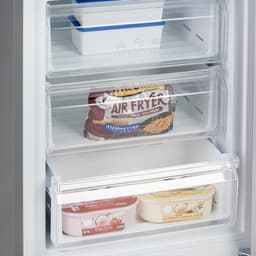 DOMO DO91336C Koelvriescombinatie - Koelkast met Diepvriezer - No Frost - Energieklasse C - 310 L - Inox — thumbnail 4