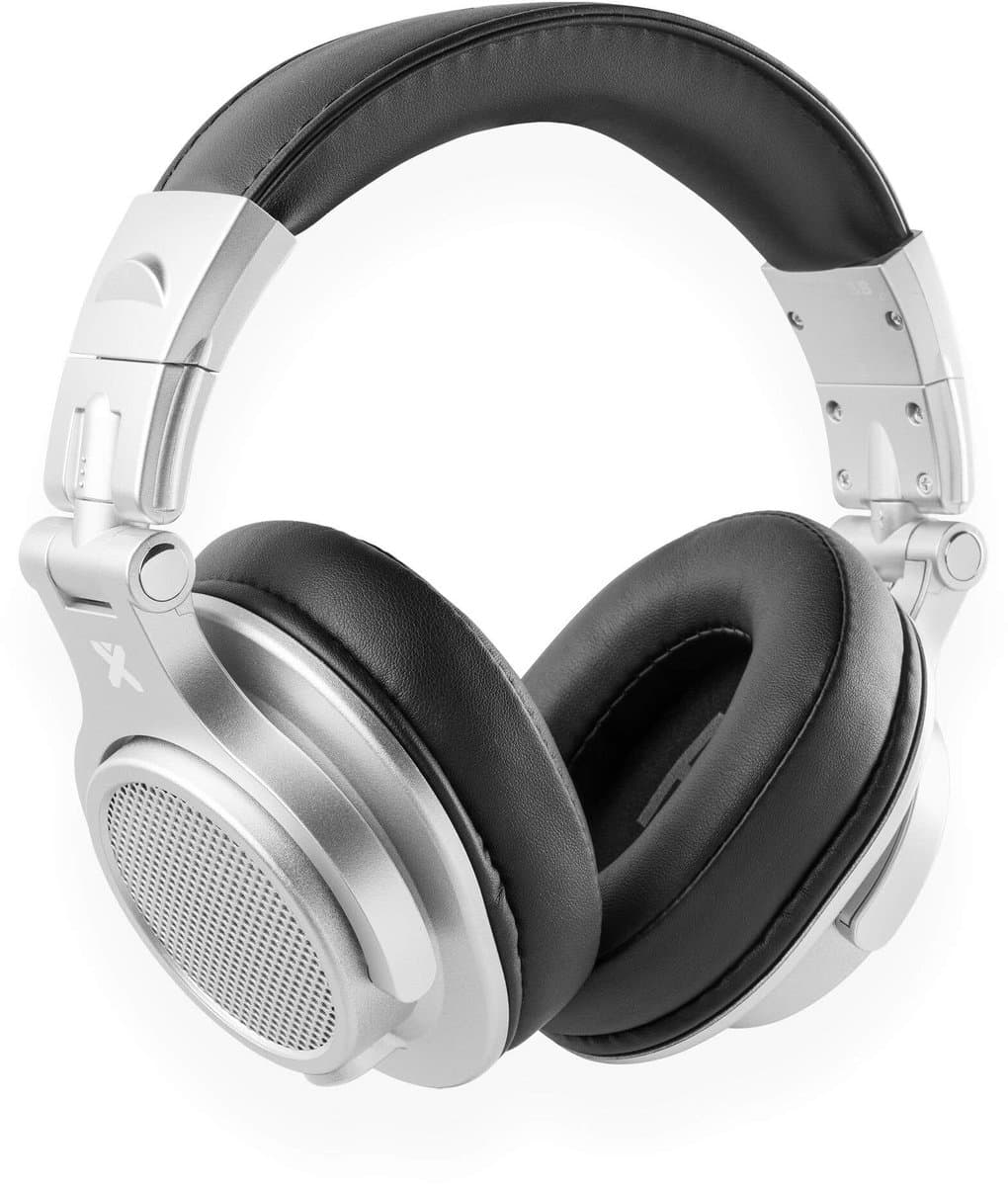DJ koptelefoon - Vonyx HDX120SB - Over ear koptelefoon - Studio koptelefoon - Opbergtas - Aluminium — afbeelding 1