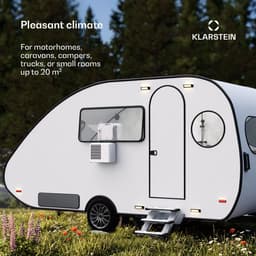 Klarstein Luchtontvochtiger Chillavan draagbare airco - 5.000 BTU, 3-in-1 koeling, en ventilator, energieklasse A, app-bediening, vrijstaand voor ruimtes tot 20 m², perfect voor caravans en campers - Timer - Dehumidifier — thumbnail 5