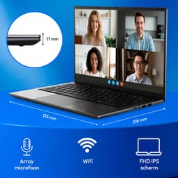 Medion Avantum 14 E1e (MD600015) - 14" FHD - Celeron - 4GB - 128GB - W11H s-mode - Office 365 (1 jaar) — thumbnail 8