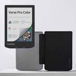 PocketBook Verse Pro Color - Stormy Sea + Transparant Zwart PocketBook hoesje — thumbnail 1