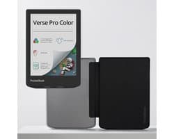 PocketBook Verse Pro Color - Stormy Sea + Transparant Zwart PocketBook hoesje