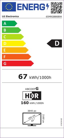 LG 65MRGB86B9A - 65 inch - 4K RGB MiniLED - 2026 — thumbnail 2
