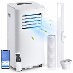 ITRONIQ Mobiele Airco 12000 BTU Met Wifi - 4-in-1 Airconditioner - Koelen - Verwarmen - Ontvochtigen - Ventilator - Smart - Wit — thumbnail 1