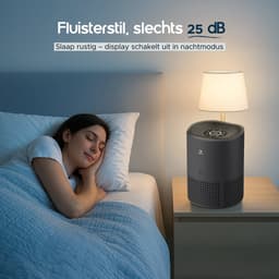 Vibrix PureFlow50 Pro Luchtreiniger / Air Purifier – EPA 14 + koolstoffilter – 350 m³/u – Voor kamers tot ca. 50 m² – Ionisator – App-bediening – Zeer stil met slaapstand – Luchtkwaliteitindicator — thumbnail 5