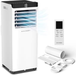 Erikssøn Mobiele Airco - 10.000 BTU - Incl. Raamafdichtingskit - Tot 30m² - 4-in-1 - Airconditioning - Ventilator - Ontvochtiger - Wit — thumbnail 1