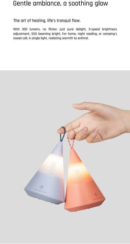 TRETTITRE TreSound Q Majestic Cloud Orange - bluetooth speaker met campinglamp - IP67 - 360° - oranje — thumbnail 17