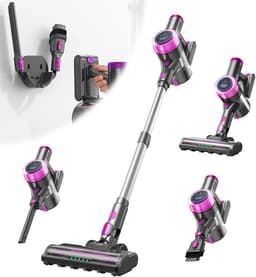 Krachtig Stofzuiger Zonder Zak - Stofzuigers - Vacuum Cleaner Zakloos - Draadloze - 550W - Sterke Zuigkracht - HEPA Filter - Anti-Haar-Wickel-Bürste - voor dierenharen, tapijt en harde vloeren - gering gewicht — thumbnail 1