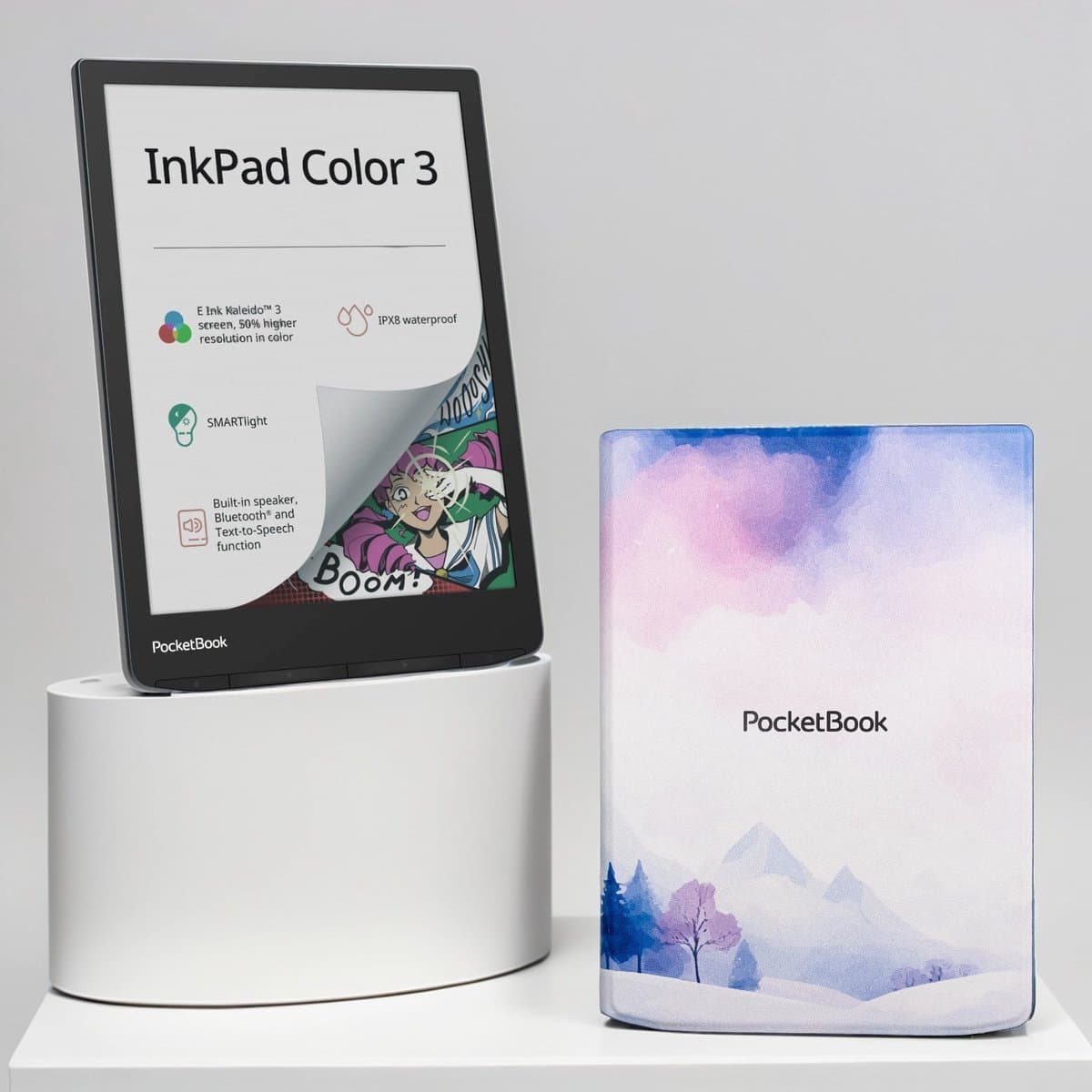 PocketBook InkPad Color 3 + Wintertime Flip Cover - Voordeelbundel — afbeelding 1