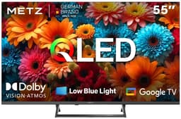 METZ 55MQF7500Z – 55 inch 4K QLED Smart TV – Google TV – Dolby Vision & Atmos – HDMI 2.1 – Smart TV met WiFi & Bluetooth — thumbnail 1