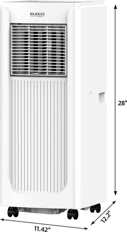 Mobiele Airconditioner - 8500 BTU - 3-in-1 met Ontvochtiger en Ventilator - Digitaal Display - Wit — thumbnail 8