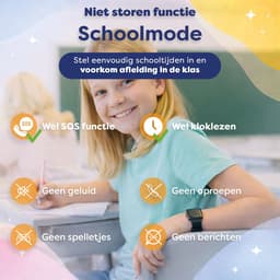 AngelTech Ultra GPS Horloge Kind Met Simkaart 4G – SOS knop – Smartwatch Kinderen – Whatsapp - HD Camera en Videobellen – Smartwatch Kind – GPS Tracker Kind – Smartwatch Kids - Elke polsmaat – Roze — thumbnail 5