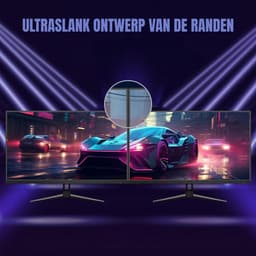 SAVI® Gaming Monitor 240hz - Gaming Monitor -Zwart - ‎‎16cm x 62cm x 46cm; 5kg — thumbnail 6