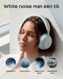 soundcore Space 2 by Anker, Active Noise Cancelling Koptelefoon, Comfortabele Pasvorm, 50H Speeltijd, LDAC Hi-Res Draadloze Audio, Dual Connection, Helderre Gesprekken, Bluetooth 6.1, Nap Mode, Draagdetectie — thumbnail 3