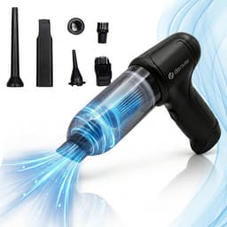Denver Stofzuiger - Kruimeldief - Auto stofzuiger - Air Duster - 6 opzetstukken - Zuigen en blazen - Handstofzuiger - Stofreiniger - HVC45 — thumbnail 1