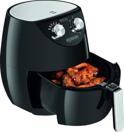 Heteluchtfriteuse - Airfryer - Gezond Koken - Snel Luchtcirculatiesysteem - 35 Liter - Zwart — thumbnail 3
