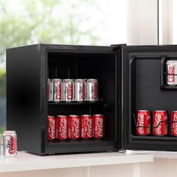 Husky KK50-KEEPCALM - Mini koelkast - Retro - 43 Liter - Spreuk - Zwart — thumbnail 10
