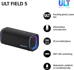 Sony ULT FIELD 5 - Bluetooth Speaker - Zwart — thumbnail 12