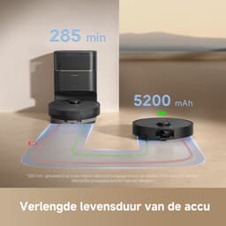 Dreame D20 Pro Plus - Robotstofzuiger met Dweil en Automatisch Leegstation - 13.000 Pa Zuigkracht - Anti-haarverstrikkingstechnologie - Zwart — thumbnail 13